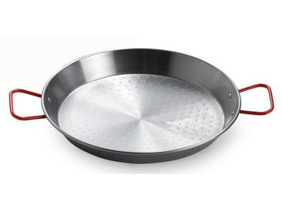 Paella pan 90 cm Glossy/red handle