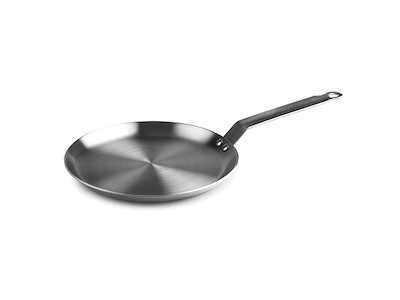 Pancake Pan - Iron - Silver - 260x260x22mm