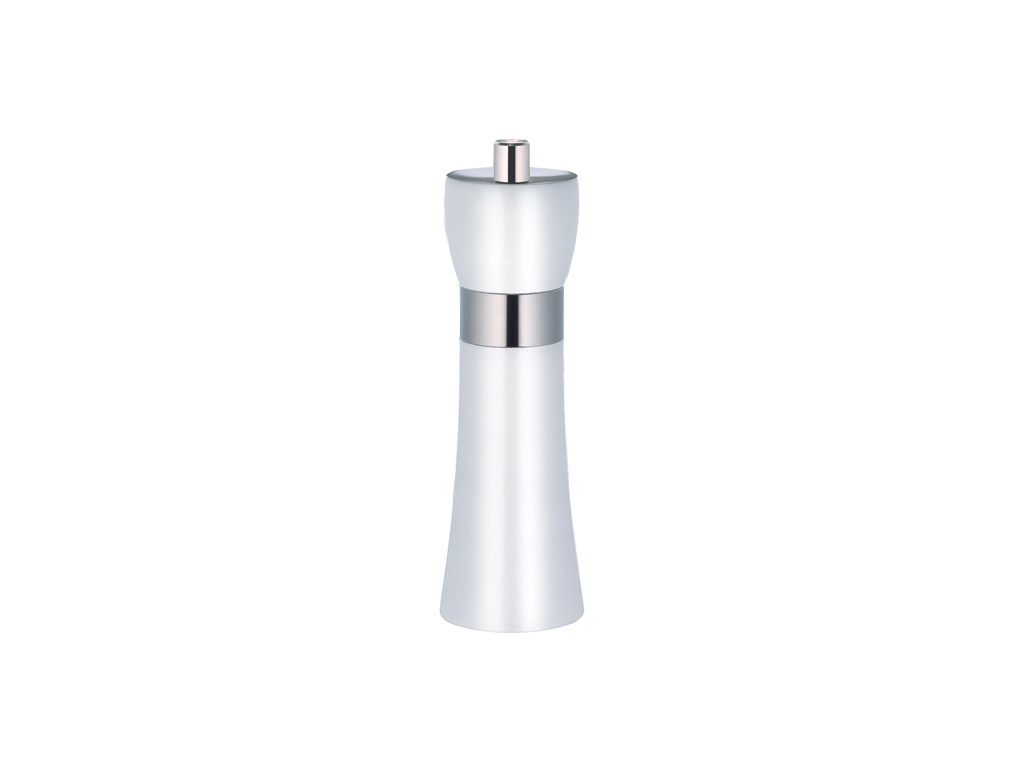 Pepper mill 18 cm Hamburg White/Steel