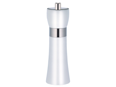 Pepper mill 18 cm Hamburg White/Steel