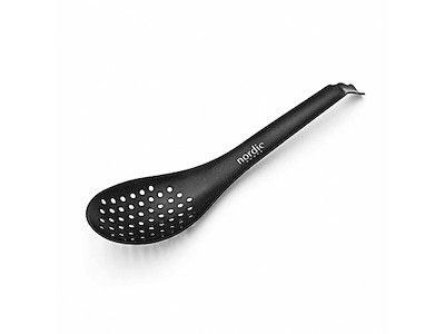 Spoon with holes Black