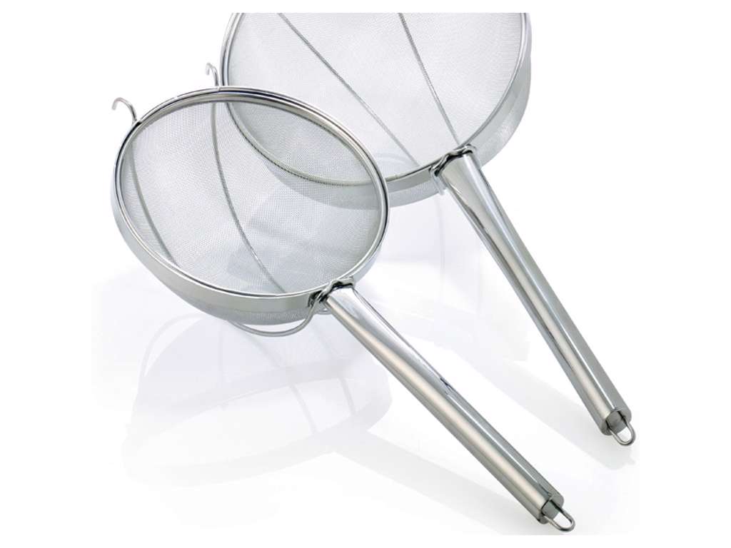 Prof. sieve, stainless 26 cm. with insert