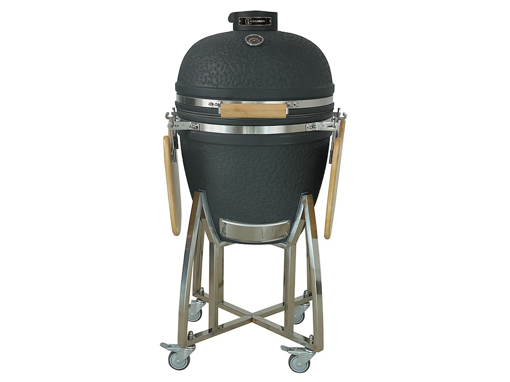 Kamado L Stone Mat Sort inkl. Cover