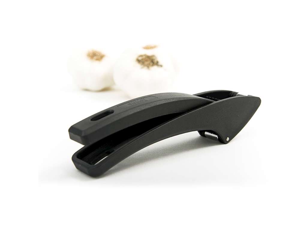 Garlic press plastic black