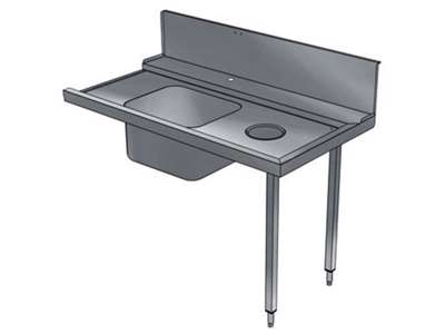 Entrance table 1400 mm with sink & hole H>V