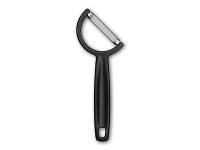 Thin peeler, angled, Victorinox, Black