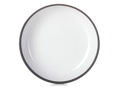 Plate Ø17.5 cm White Solid