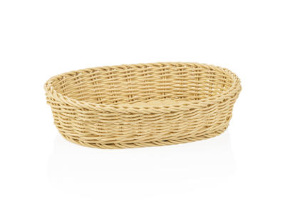 Bread Basket Light Beige 32x23x7 cm Weaver Pro