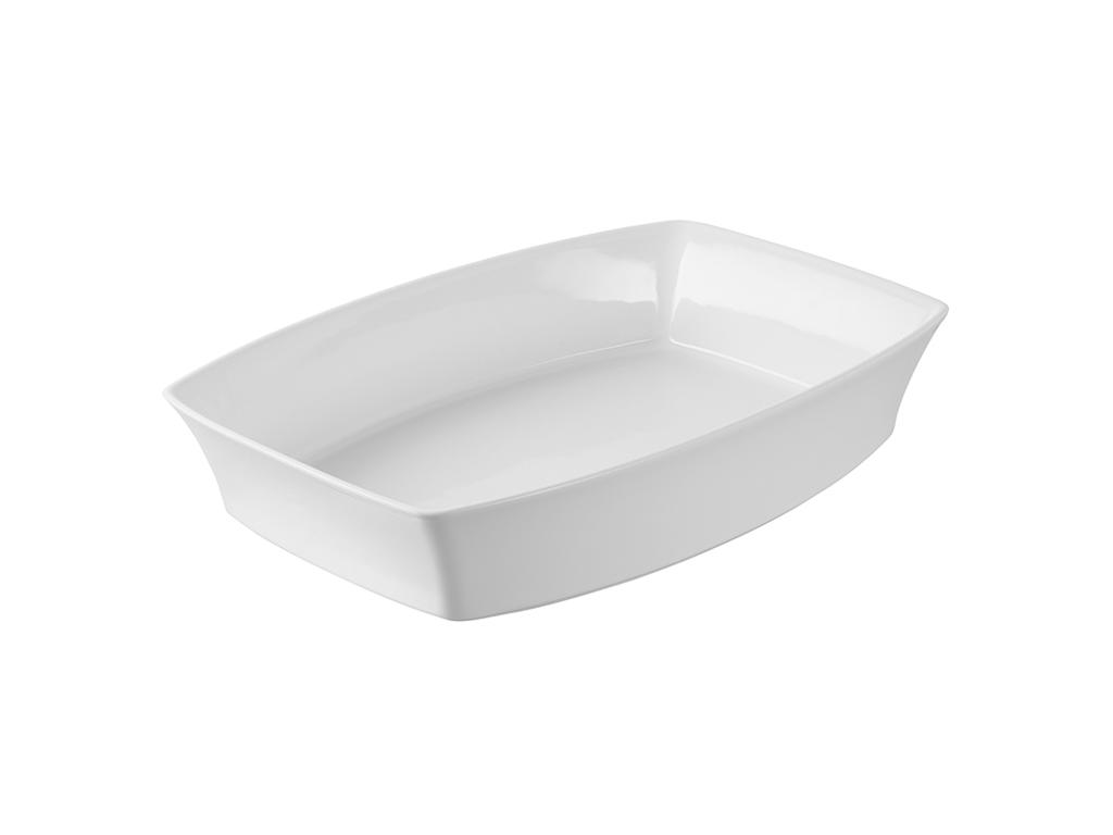 Tray 28x18.5x6 cm 1, White Alexandrie
