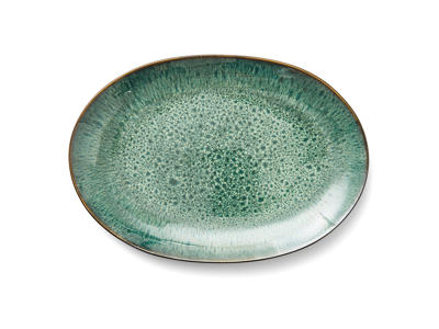 Bitz Plate 36x25 cm Black/Green