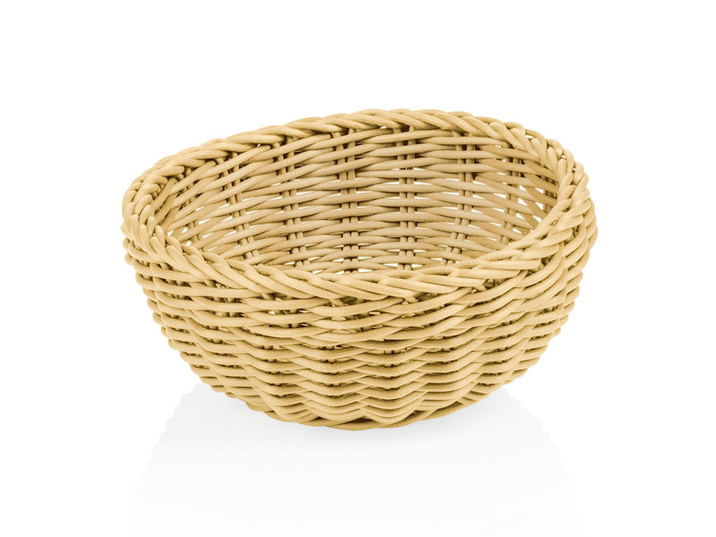 Bread basket Light Beige Ø20 cm H8 cm Weaver P