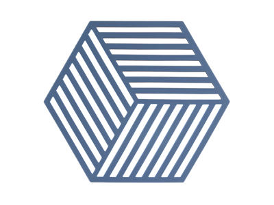 Table mat Zone Hexagon 16x14 cm Blue