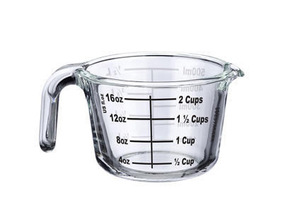Liter measure glass 0.5 liter