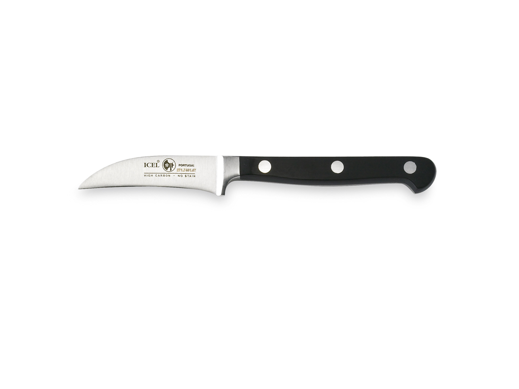 Tournier Knife - Forged Steel - Black - 70mm