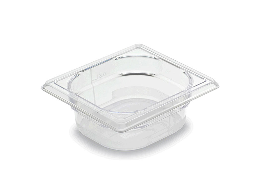 Clear canteen 1/6 GN