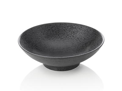 Ceramic Bowl Black - Ø 22.5cm - 0.7ltr - 70x225x225mm