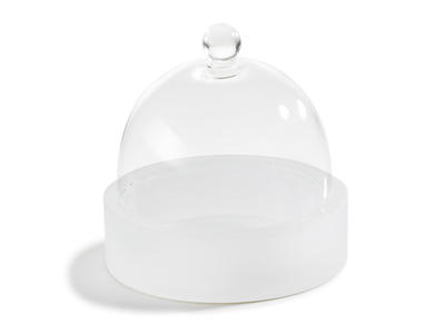 Bowl mm dome 30 cl White/glass Mealplak