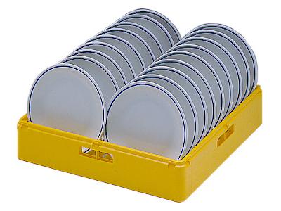 Dishwashing tray for plates YELLOW