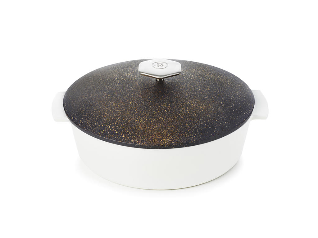 Pot Ø28 cm Unglazed Black Induction Revolution 2