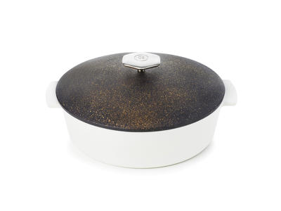 Pot Ø28 cm Unglazed Black Induction Revolution 2