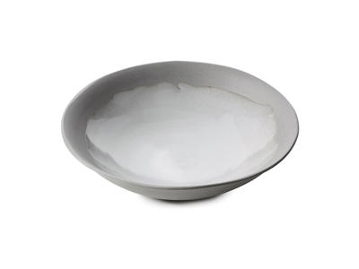 No.W Deep Plate Ø 24 cm White/Gray