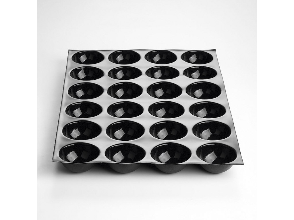 Baking mold 600x400mm 130ml 24pcs Semispher