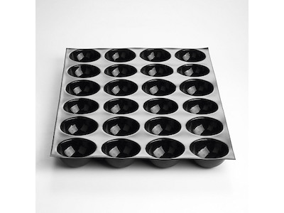 Baking mold 600x400mm 130ml 24pcs Semispher