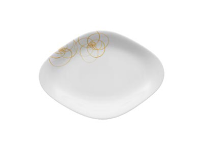 Bloom plate, flat, oval 320 mm
