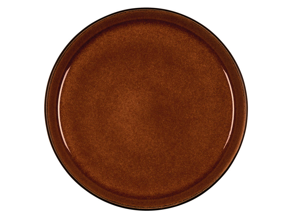 Plate Gastro Ø21 cm Black/Amber BITZ