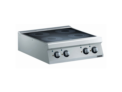 Induction cooking table 4 zones electric 800 mm 900