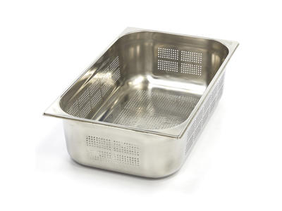 Perforated Canteen Container 1 / 1GN in Stainless Steel | 150mm
