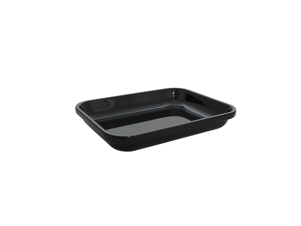 Butcher tray Black melamine 28x21x4.3 cm