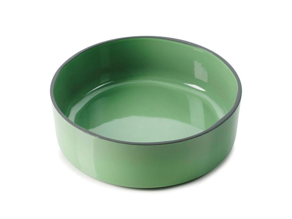 Plate Ø17 cm Green Caractere