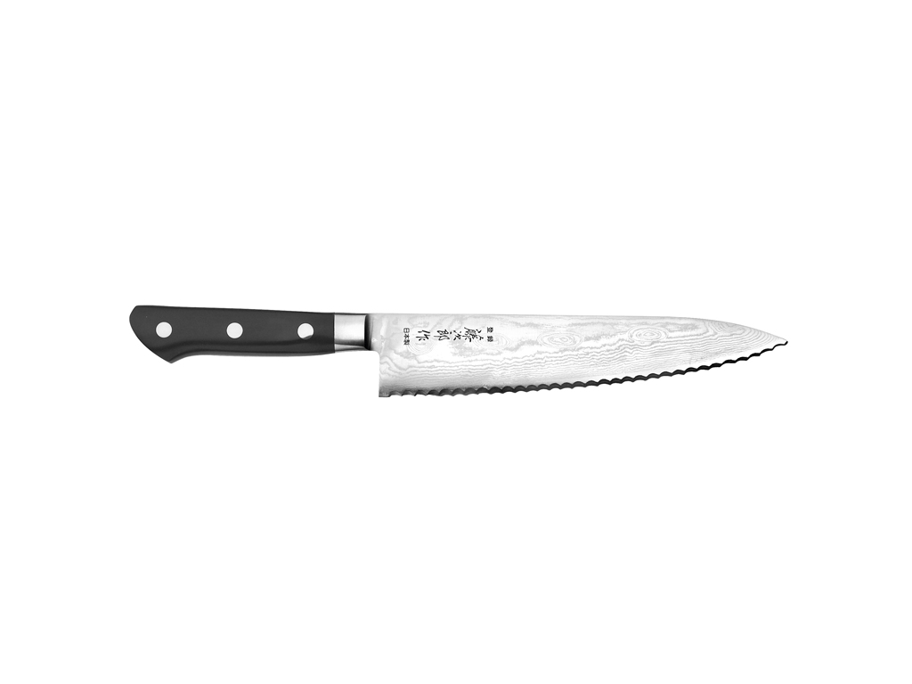 Tojiro Pro Chef Knife, 21 cm, WAVE CUT, 63 layers