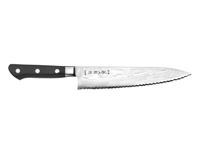 Tojiro Pro Chef Knife, 21 cm, WAVE CUT, 63 layers