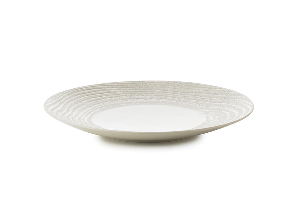 Plate Ø 31 cm Ivory Arborescence