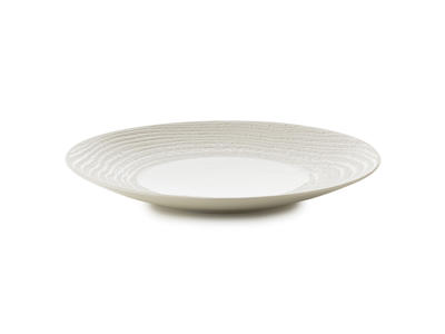 Plate Ø 31 cm Ivory Arborescence