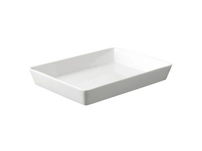 Dish porcelain 30x22x7 cm Aroma White