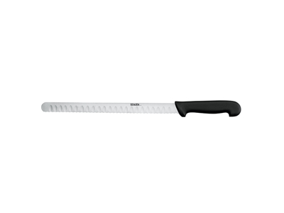 Bagel knife, 30 cm, Senjen Basis, Black, with air and wave cut
