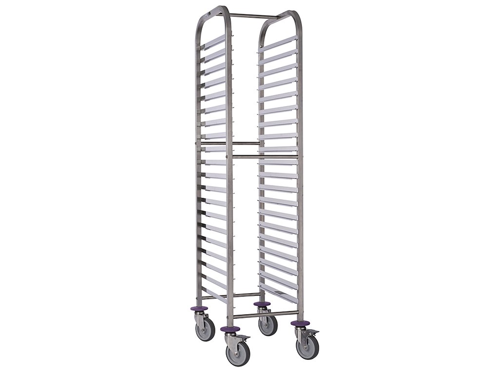 Trolley 1/1 GN 20 sockets Flat Packed