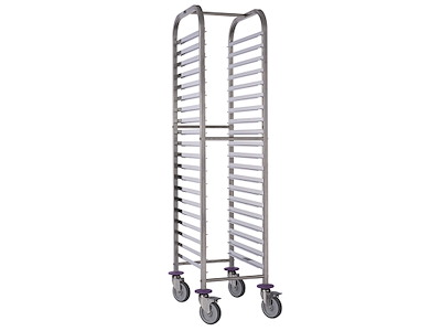 Trolley 1/1 GN 20 sockets Flat Packed