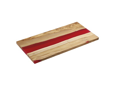 Serving board Olive wood Red 45x22x1.5cm