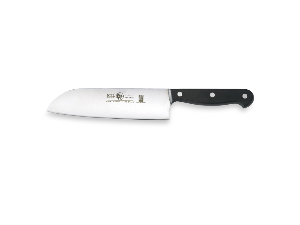 Chef's Knife - Stainless Steel - Black - 180mm