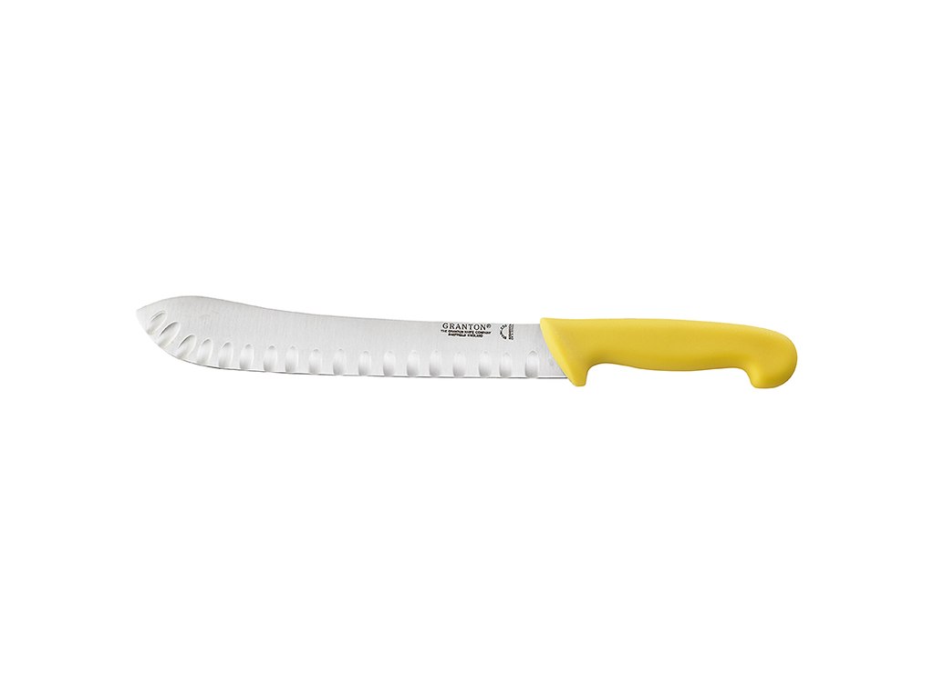 Cutting Knife with Plastic Handle Yellow 26cm