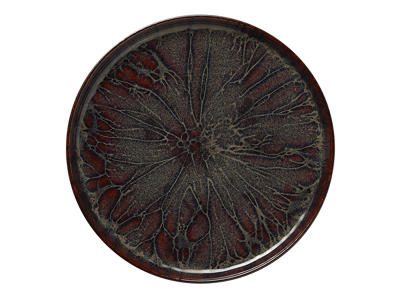 Plate - Stoneware - Brown - Ø28cm - 30mm - Dishwasher Safe - Stackable