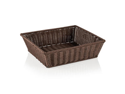 Basket Brown 2/3GN 35.5x32.5x10 cm Weaver P