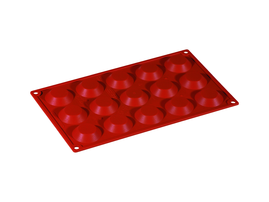 Baking Mold Silicone 1/3 GN, 15 mini tarts