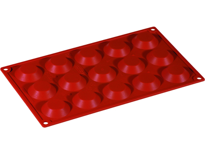Baking Mold Silicone 1/3 GN, 15 mini tarts