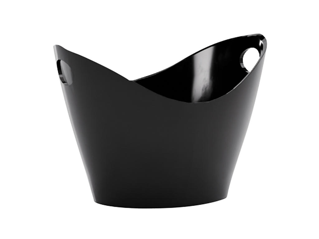 Champagne Bowl 4 ltr Black plastic