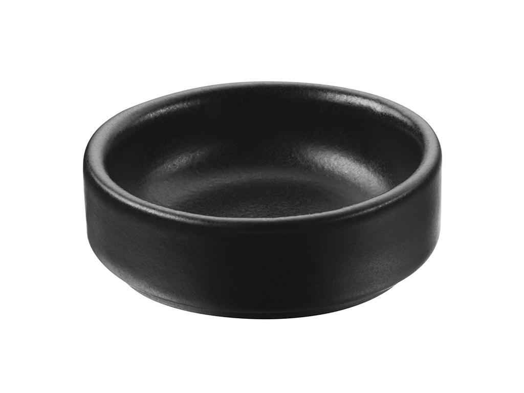Bowl Ø6 cm Black satin Cook And Play